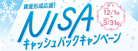 NISA�L���b�V���o�b�N�L�����y�[��