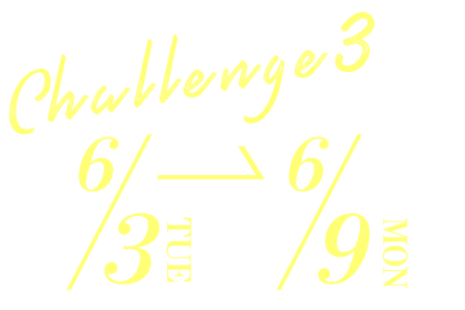 Challenge 03 6/3 TUE -> 6/9 MON